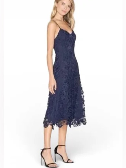Alice + Olivia Naomi Spaghetti Strap Dress